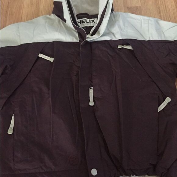 HELIX SNOWBOARDWEAR Burgundy/Gray Jacket - Picture 5 of 7